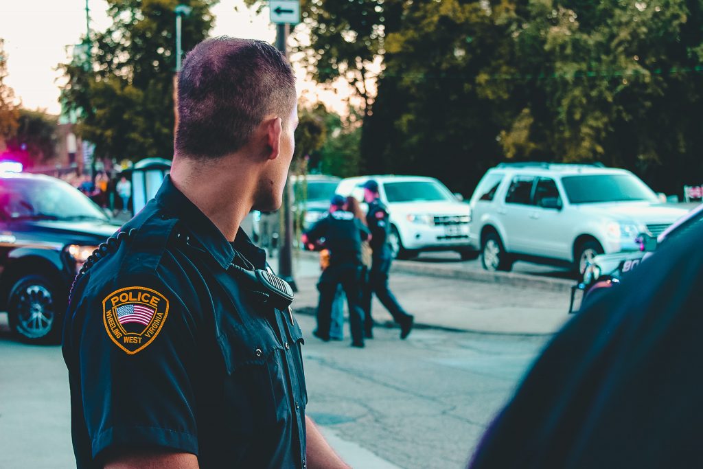 Public safety officer in an active operating environment
