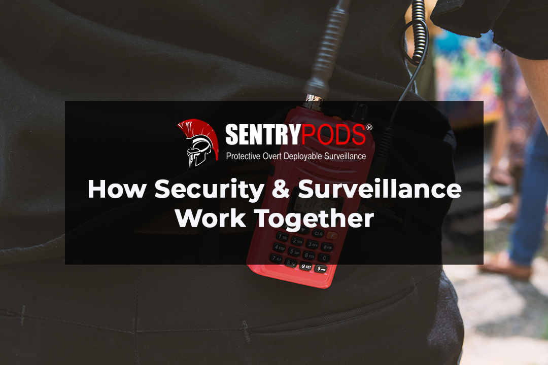 surveillance and security teams monitoring construction site