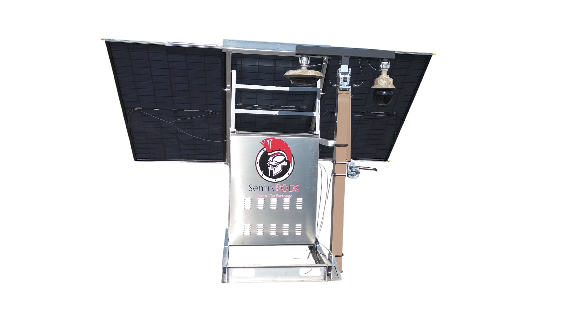 Spartan solar surveillance skid